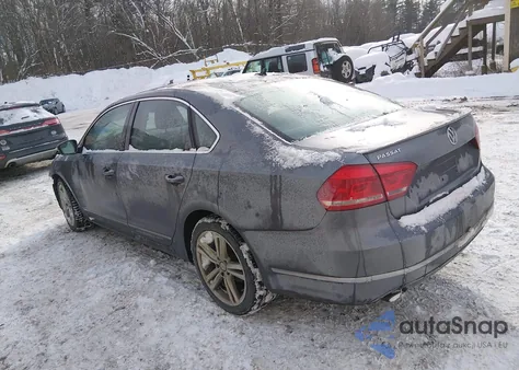 2013 Volkswagen Passat 2.0L Tdi Sel Premium из США, поврежденный, VIN 1VWCN7A30DC119684